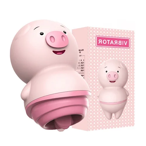 Silicone Cute Piglet G-Spot Licking Massager TR 20 — photo 2