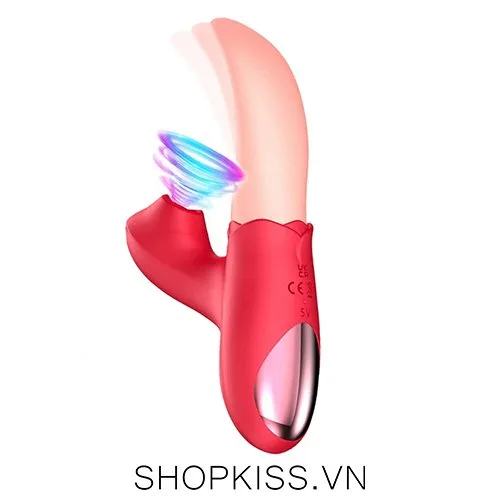 Rose Tongue Vibrator Clitoral Sucking Nipple Tease Intense Joy — photo 2