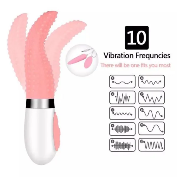 G-Spot Licking Tongue Vibrator 2 Eggs Intense Clitoral Play — photo 3