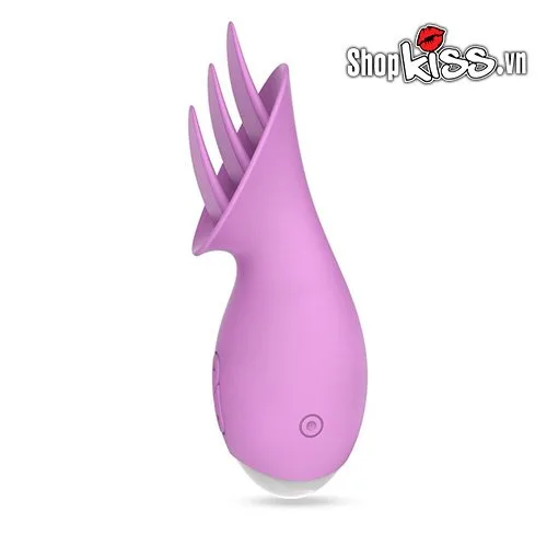 Tongue Lick G-Spot Clitoral Vibrator Pink Silicone Powerful — photo 5