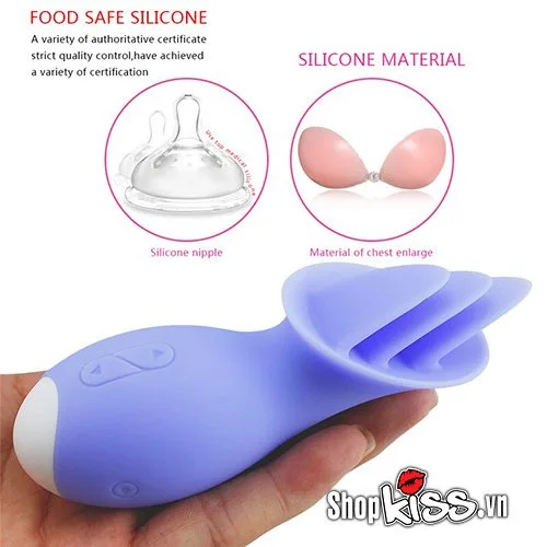 Tongue Lick G-Spot Clitoral Vibrator Pink Silicone Powerful — photo 6