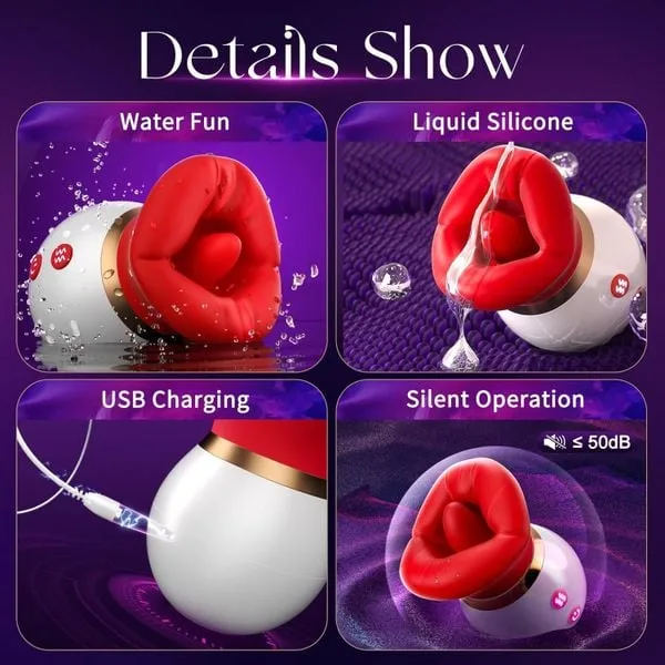 Oral Sensation 3in1 Tongue Vibrator with 10 Powerful Modes — photo 2