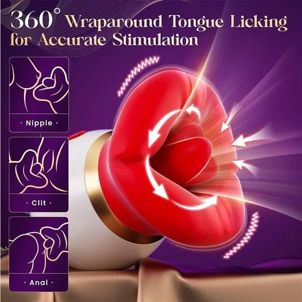 Oral Sensation 3in1 Tongue Vibrator with 10 Powerful Modes — photo 3