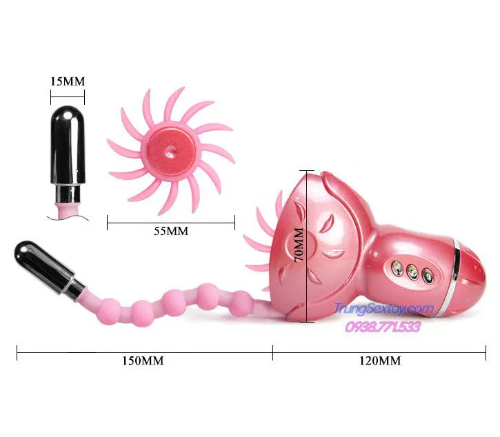 Rolling Fun 2 Rotating Tongue Vibrator 6 Modes Waterproof — photo 2