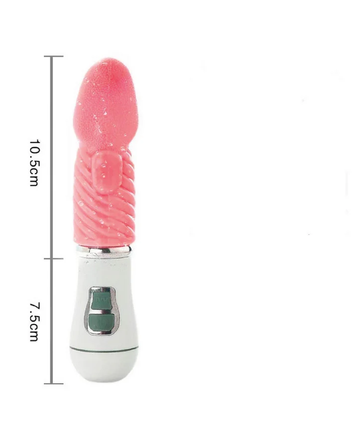 Mini Tongue Vibrator 10 Mode Silicone G-Spot Stimulator — photo 3