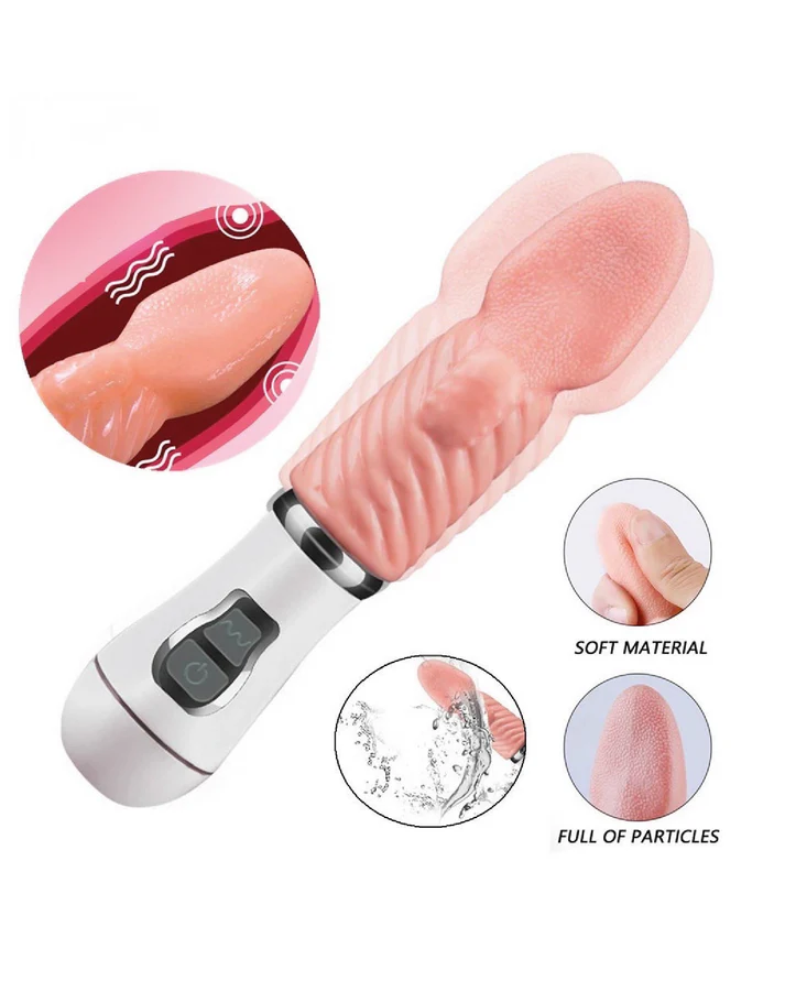 Mini Tongue Vibrator 10 Mode Silicone G-Spot Stimulator — photo 4