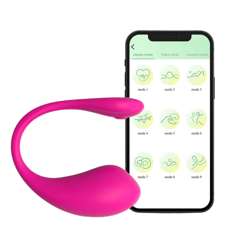 LUSH Remote App-Controlled Female Pleasure Toy TPE Silicone
