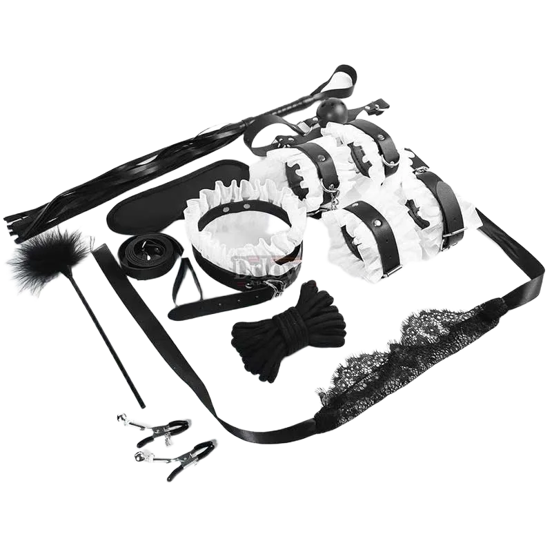 Luxe BDSM Maid Restraint Set Sensual Couples Play Kit