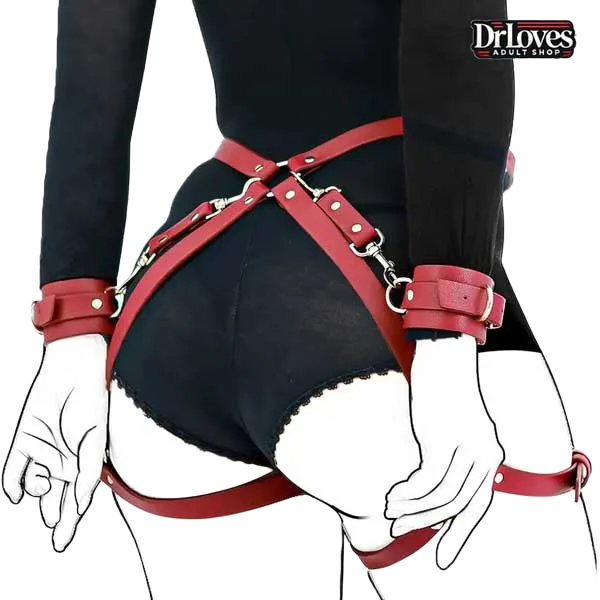 Luxury BDSM Leather Restraints for Couples Play