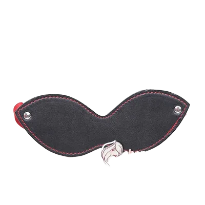Luxury Black Leather Blindfold Enhance Sensation Couples