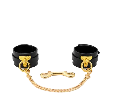 Luxury Leather BDSM Dominance Restraint Kit