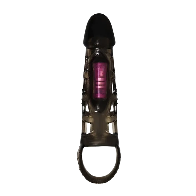 Lybaile Mesh Vibrating Penis Sleeve for Increased Size