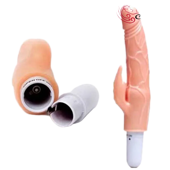 Lybaile skin-tone strong vibrating 1 battery realistic dildo