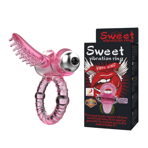 Lybaile Sweet Vibration Ring with Licking Tongue