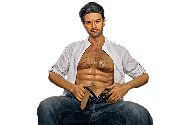 M2 William 176cm Handsome Male Sex Doll 6-Pack Abs