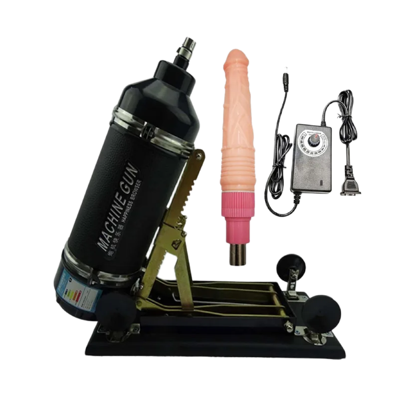 Machine Gun Multi-Speed Powerful Thrusting Vibrator Pink