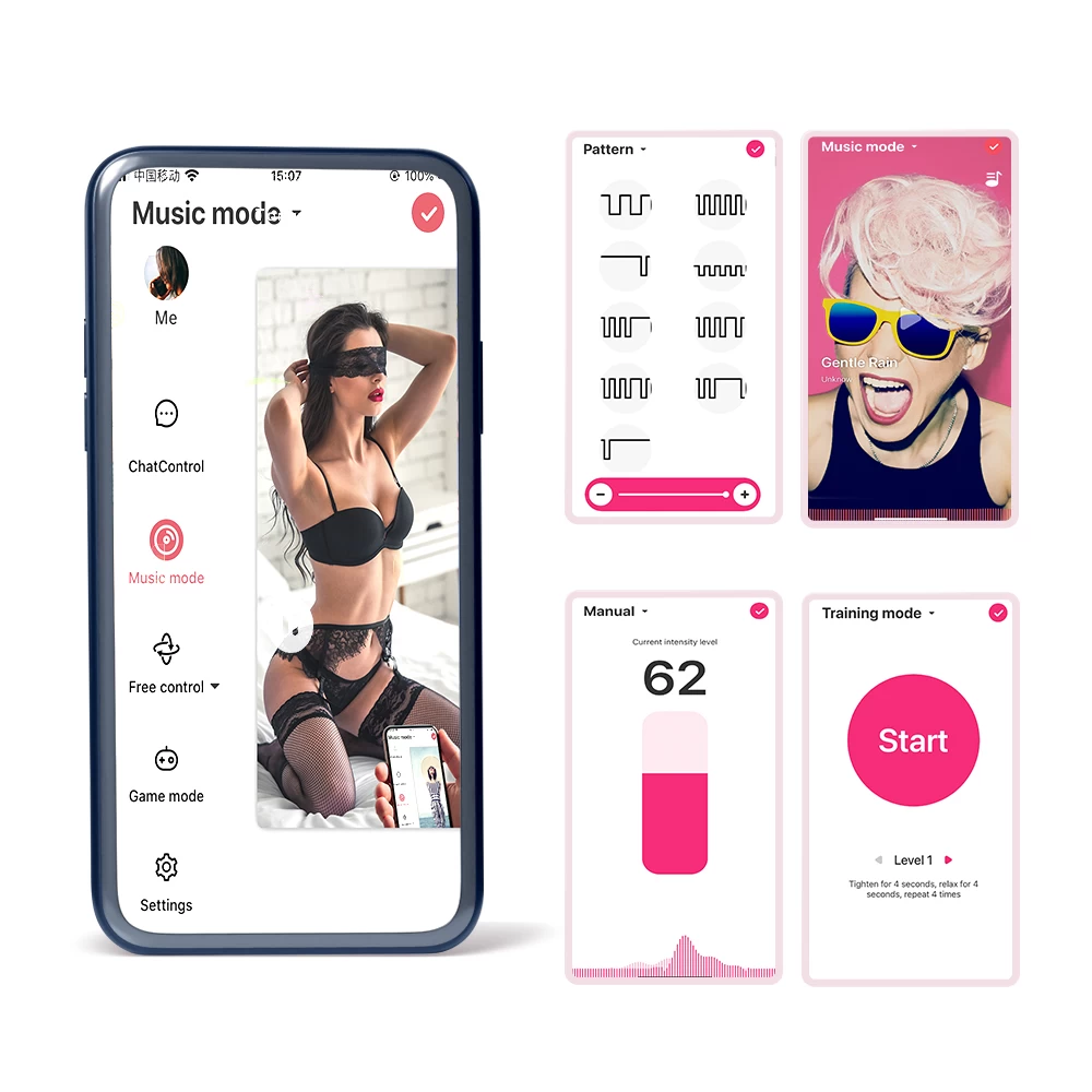 Magic Lotos App-Controlled Smart Lipstick Vibrator Compact — photo 6