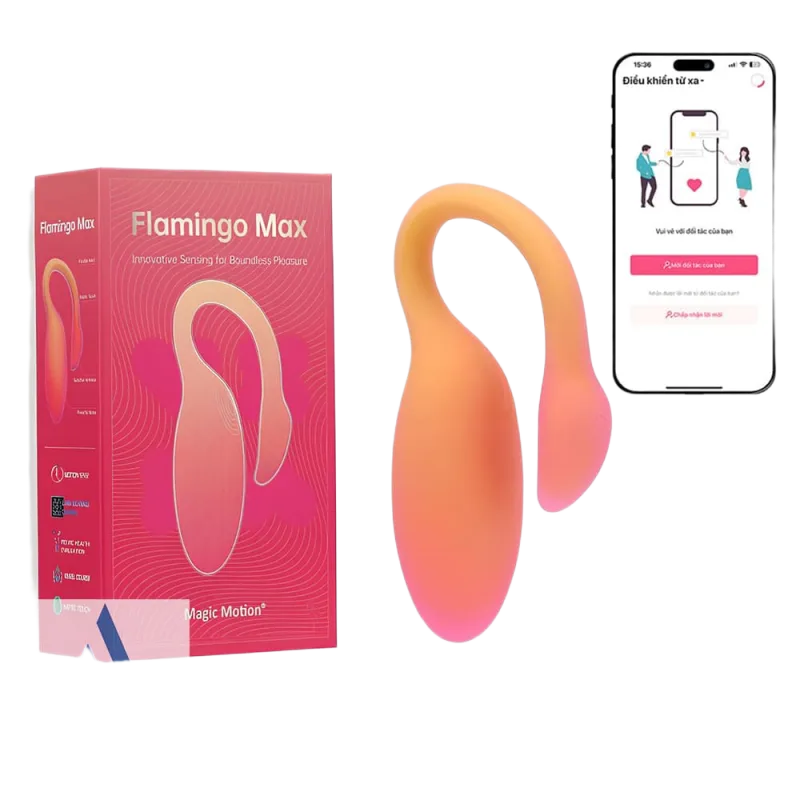 Magic Motion Flamingo Max App-Controlled Swan Shaped Vibrator