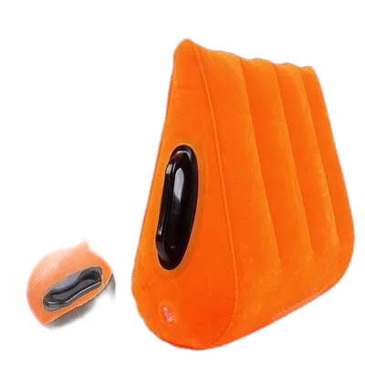 Magic Orange Inflatable Love Pillow Triangle Comfortable