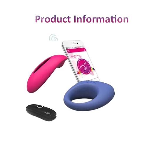 Magic Remote Control Silicone Cock Ring with Vibrating Egg