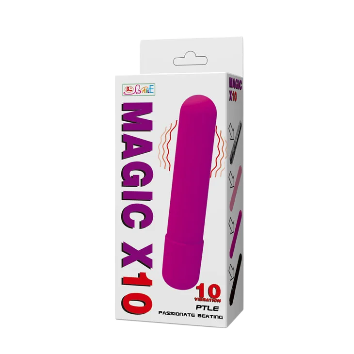 Magic X10 Mini Powerful 10-Mode Personal Vibrating Pen