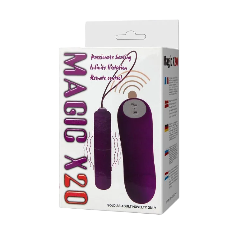 Magic X20 Premium Love Egg, 20 Customizable Vibration Modes