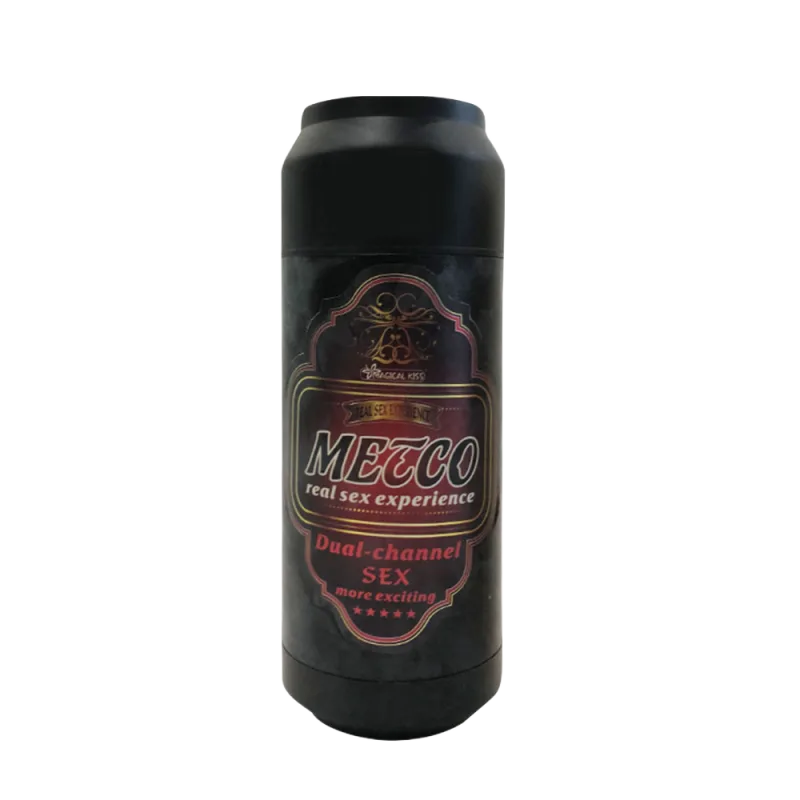 Magical Kiss Black Beer Can Silicone Realistic Toy