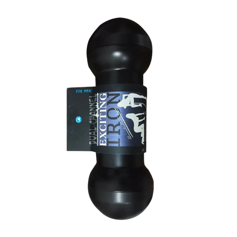 Magical Kiss Exciting Iron Dumbbell Shaped Male Masturbator Soft