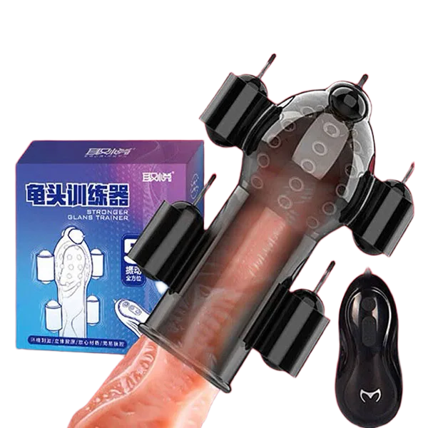 Male Masturbator Set 5 Vibration Heads Intense Pleasure