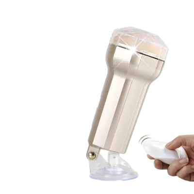 ManMiao Gold Remote Control 12-Mode Rigid Silicone Male Masturbator