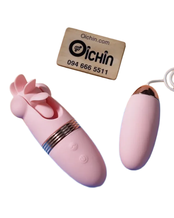 Manmiao Sweetheart 4-in-1 Rotating Licking Blowing Massager for Women