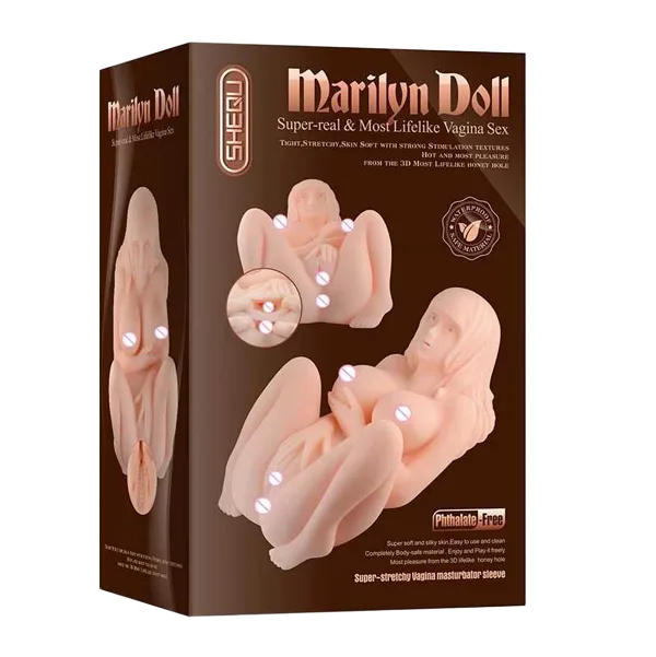 Marilyn Doll Realistic Silicone Male Sex Doll Toy