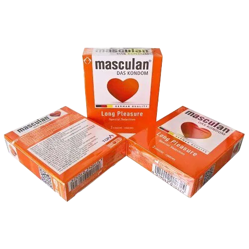 Masculan Long-Lasting Delay Condom German Quality 3-Pack