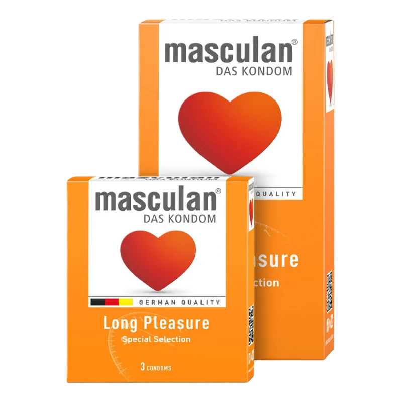Masculan Long Pleasure Textured Delay Condom for Men