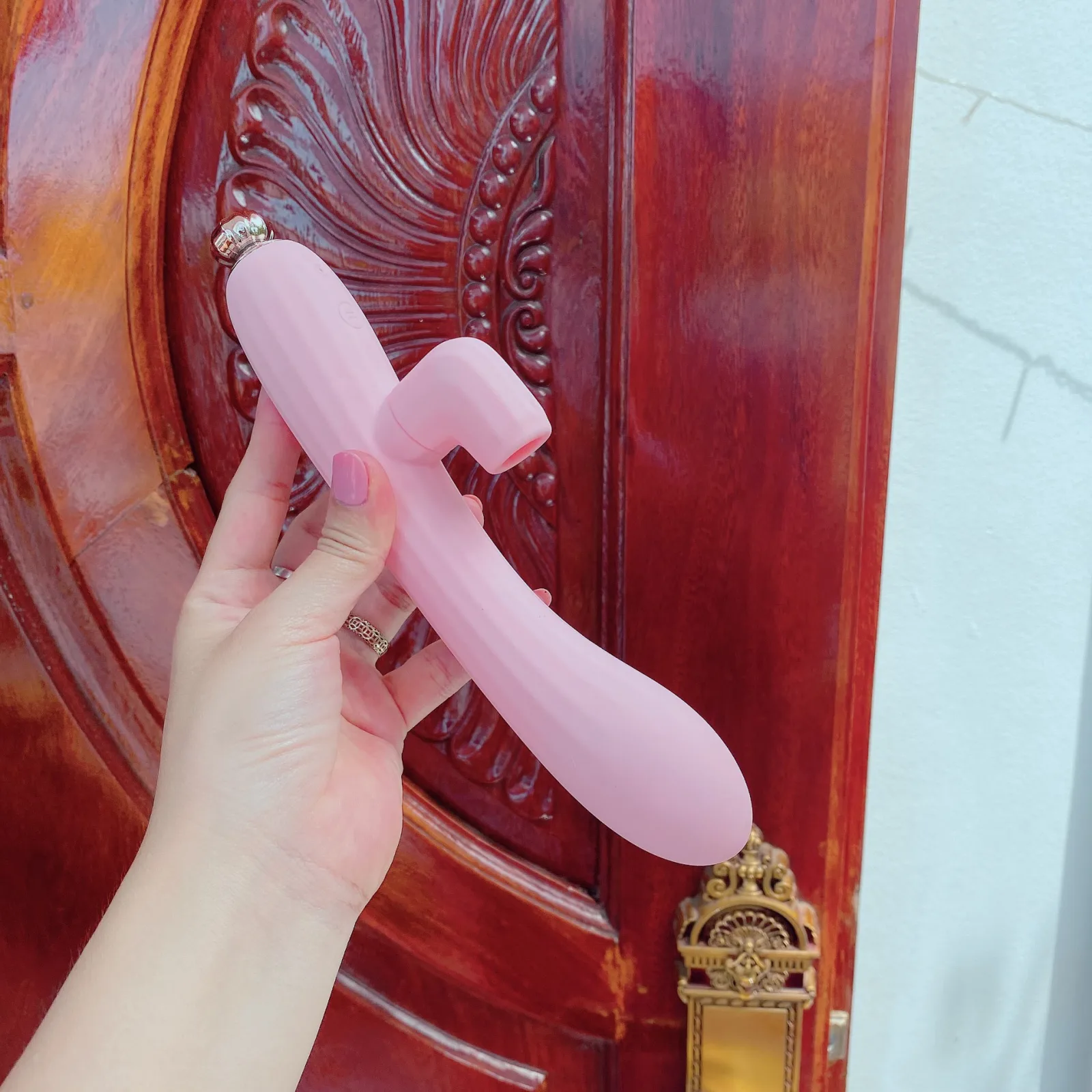 G-Spot Massage Vibrator 10 Modes ABS Silicone White Pink — photo 5