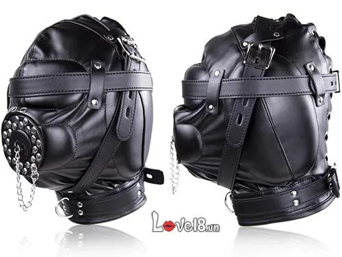 Premium BDSM Full Head Mask for Intense Sensory Play — photo 2