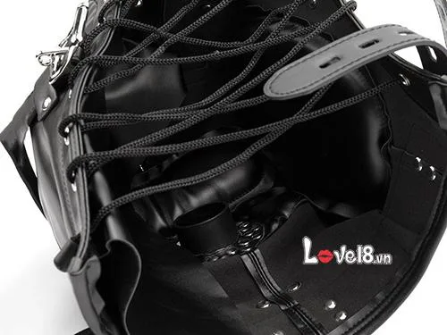 Premium BDSM Full Head Mask for Intense Sensory Play — photo 4