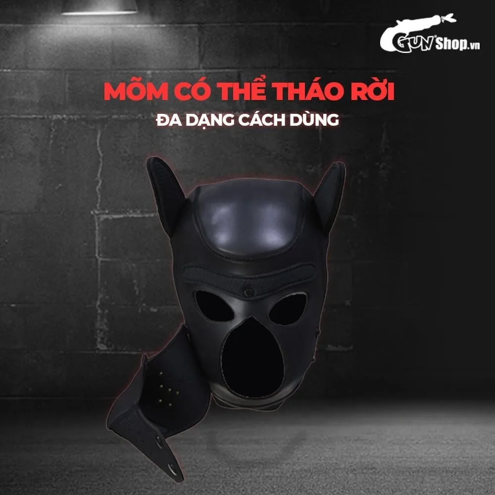 Chisa Sins BDSM Dog Hood Master Bondage PU Mask Fetish Gear — photo 3