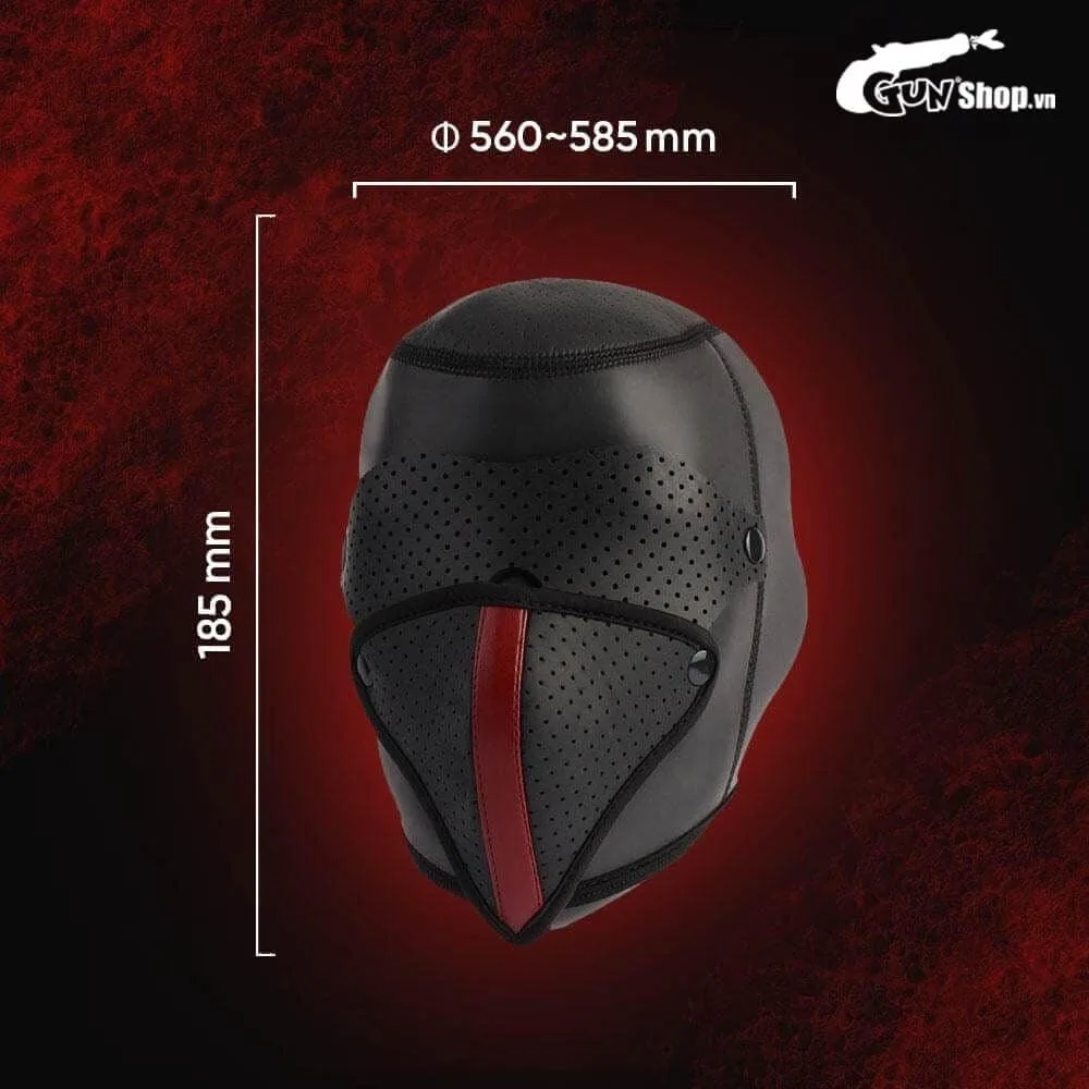 Chisa Sins Full-Face Bondage Hood Breathable PU BDSM Mask — photo 3