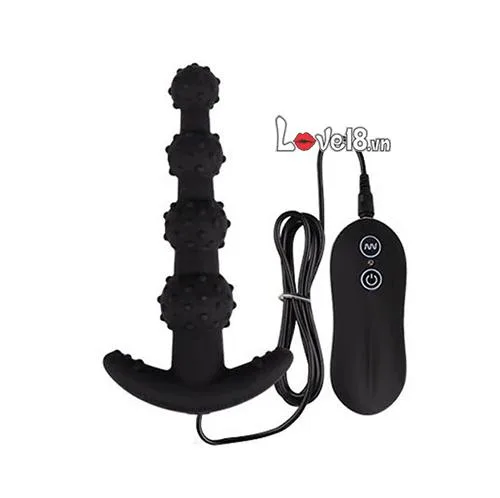 Anal beads soft silicone prostate massager gay toy 14.5cm — photo 2