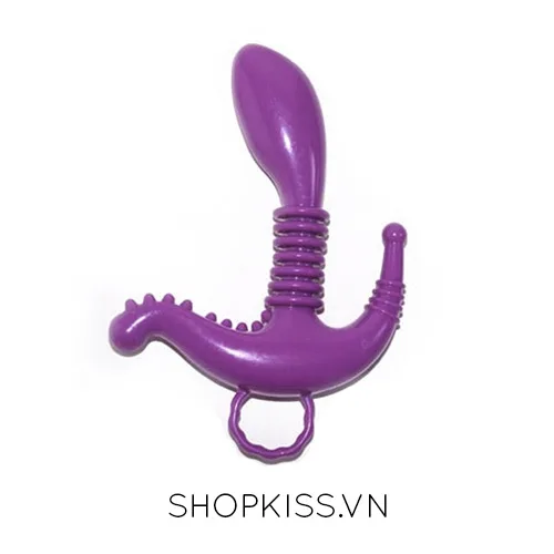 Soft textured anchor butt plug anal and clitoral stimulator — photo 2
