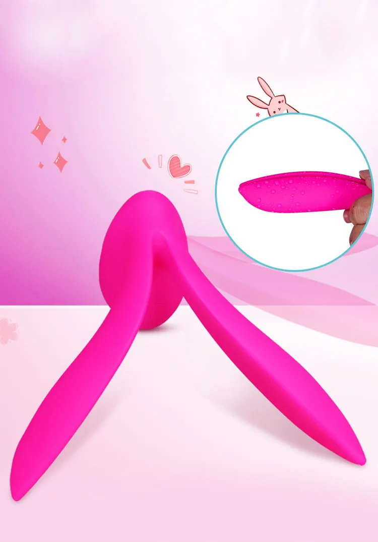 Rabbit Ear Multi-Point Vibrator Silicone ABS Safe Stimulator — photo 5