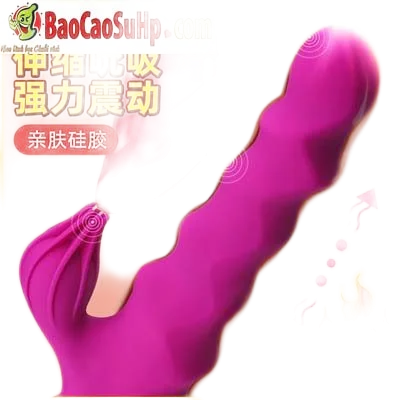 Matthew Style Thrusting Suction Dildo Wave Design Unique Love Toy