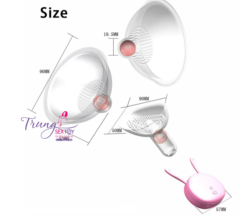 Remote Controlled Strong Breast Massager 10 Vibration Modes — photo 5