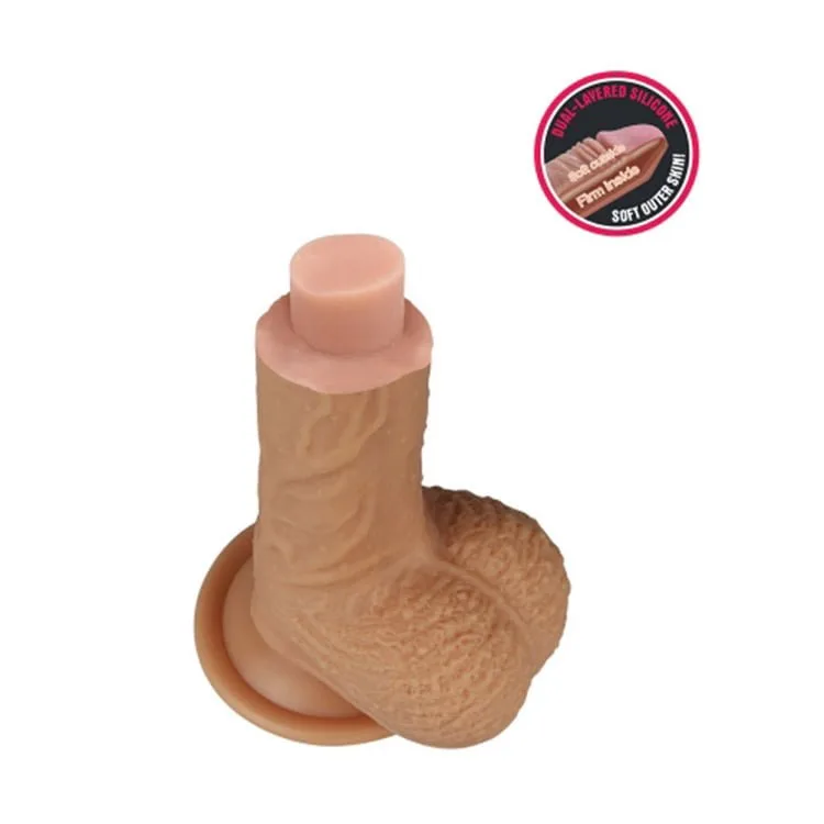 Super Model Wall Suction Realistic Silicone Dildo 21cm — photo 4