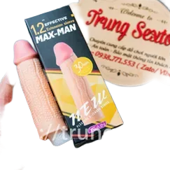 Maxman 02 Textured Penis Enlarging Condom Delay Ejaculation
