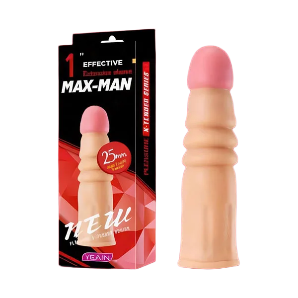 Maxman 25cm Extension Condom Soft Silicone Tensile Durable
