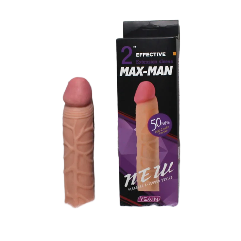 Maxman 5cm Silicone Penis Extender for Longer Lasting