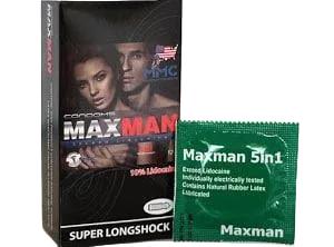 Maxman 5in1 Premium Condoms American Class Quality Safe Sex
