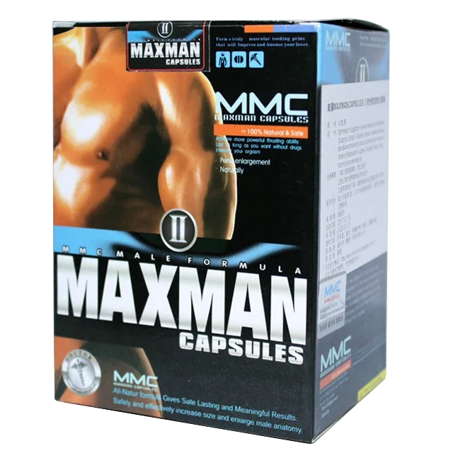 Maxman II Herbal Male Enhancement Capsules 60 Count
